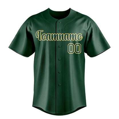 Green & Gold Heritage Baseball Jersey
