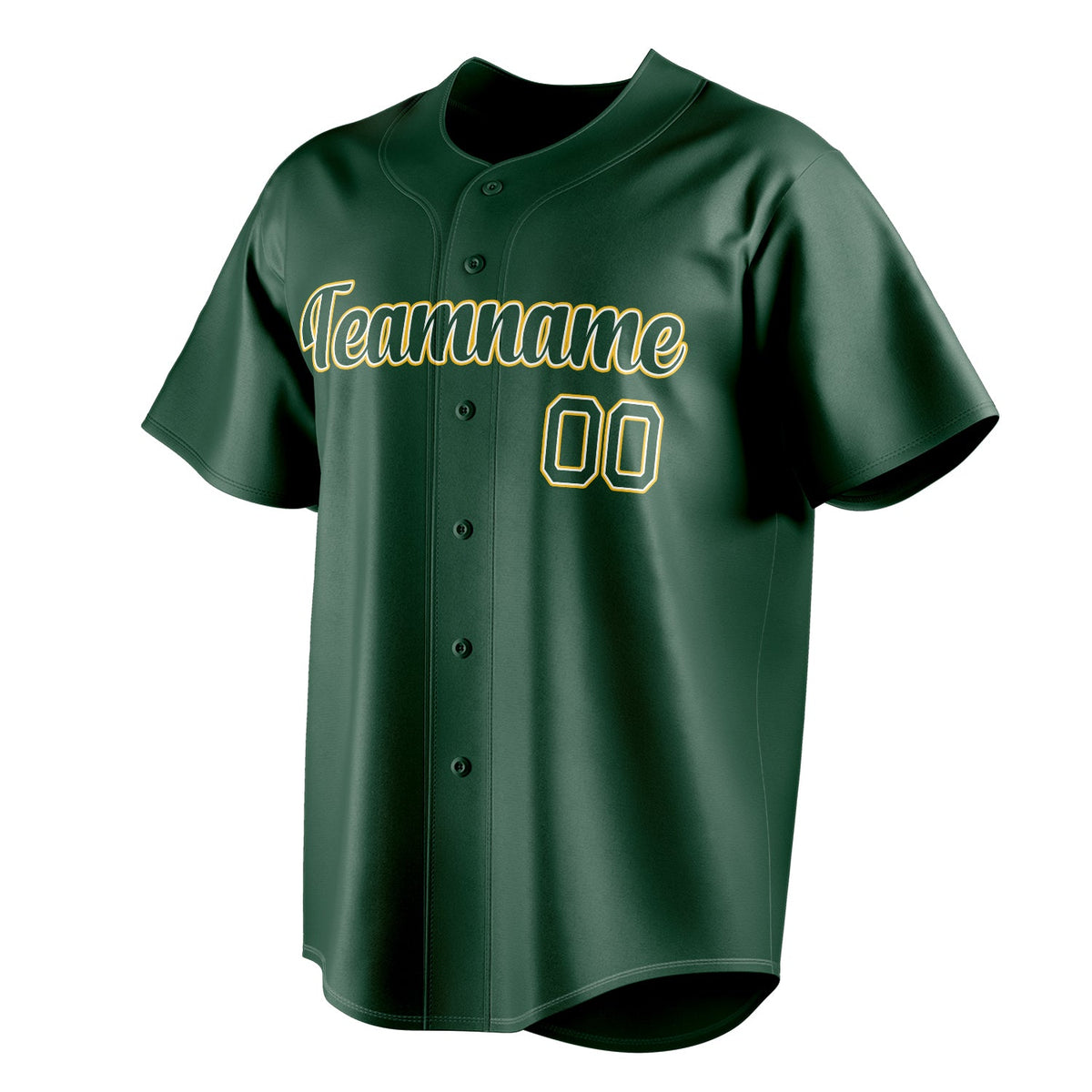 Green & Gold Heritage Baseball Jersey