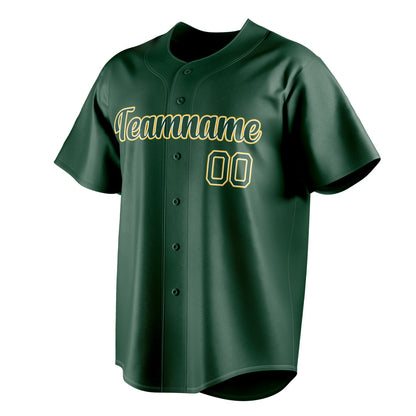 Green & Gold Heritage Baseball Jersey