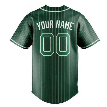 Green & Kelly-Green League Baseball Jersey
