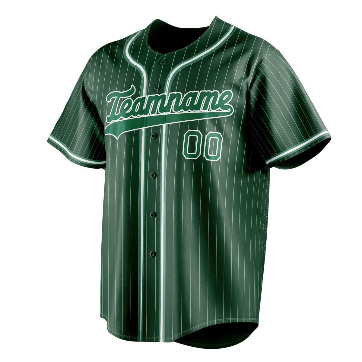 Green & Kelly-Green League Baseball Jersey