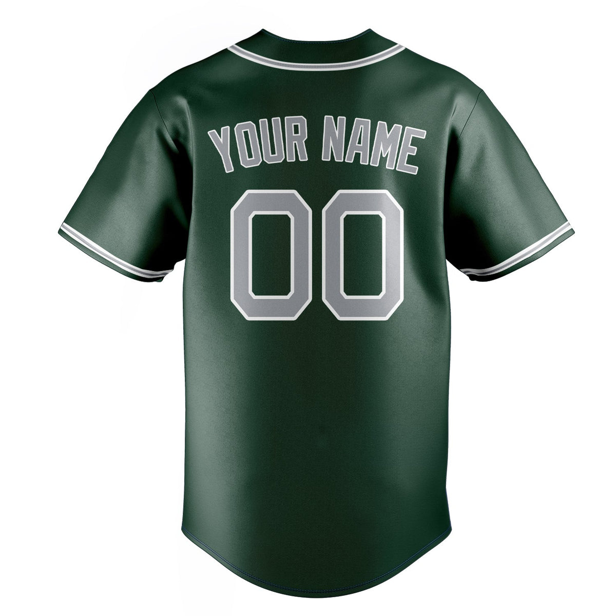 Green & Gray Stadium Baseball Jersey