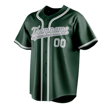 Green & Gray Stadium Baseball Jersey