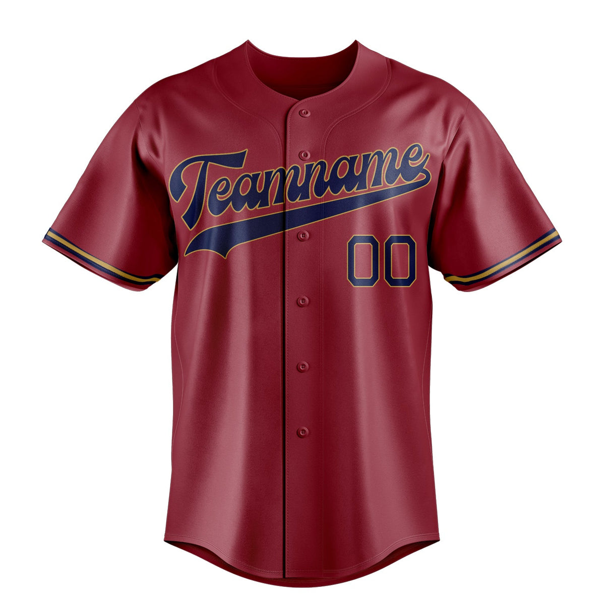 Maroon & Black Grandstand Baseball Jersey