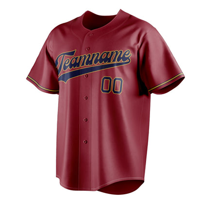 Maroon & Black Grandstand Baseball Jersey