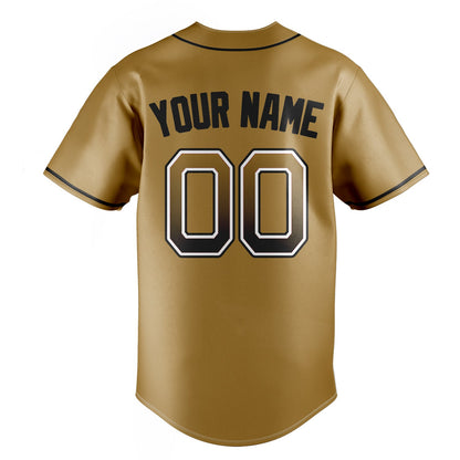 Old-Gold & Black Series Baseball Jersey