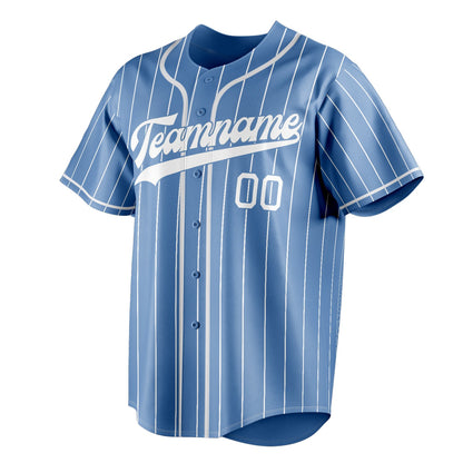 Light-Blue & White Stadium Baseball Jersey