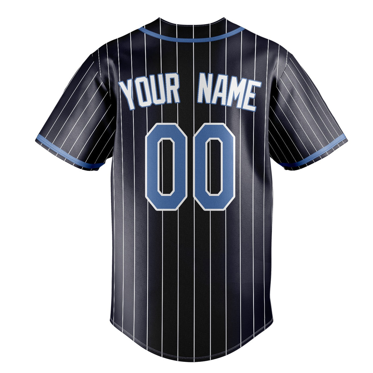 Navy & Light-Blue Seventh Baseball Jersey