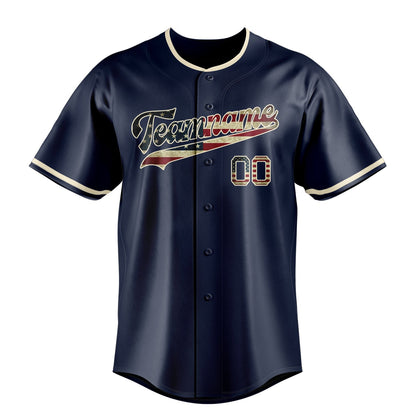 Navy & Cream Homeplate Baseball Jersey
