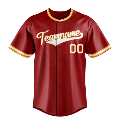 Red & White Varsity Baseball Jersey