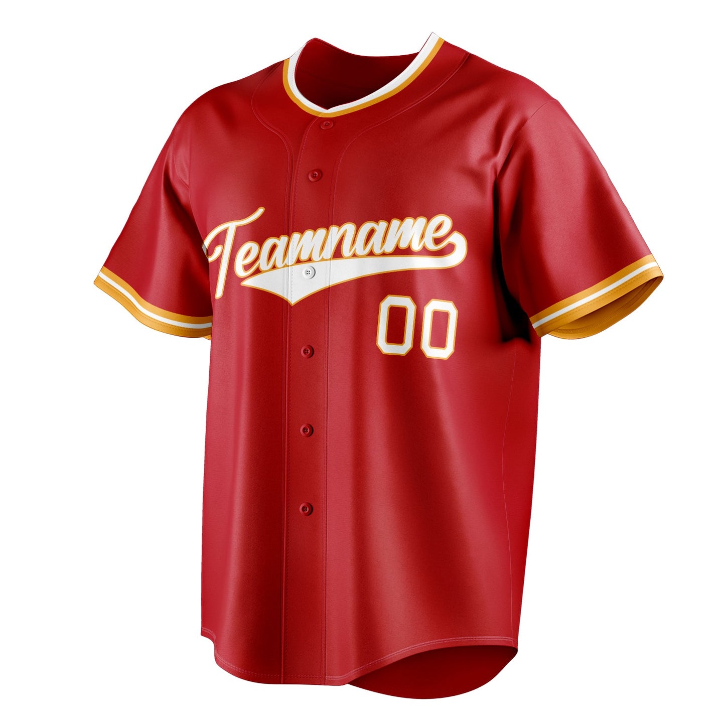 Red & White Varsity Baseball Jersey