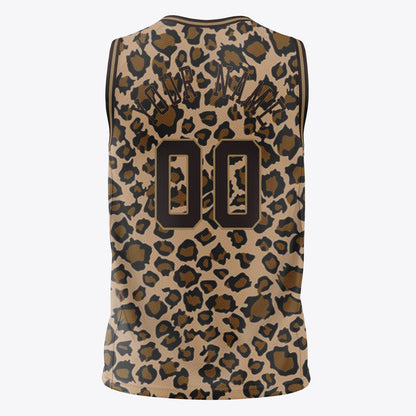 Shadow Leopard Basketball Jersey