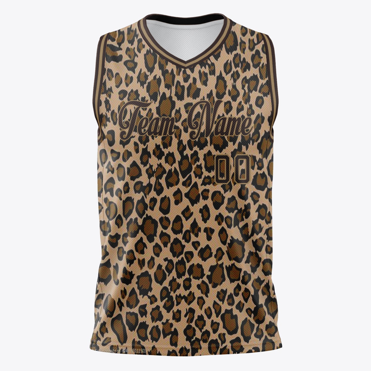 Shadow Leopard Basketball Jersey