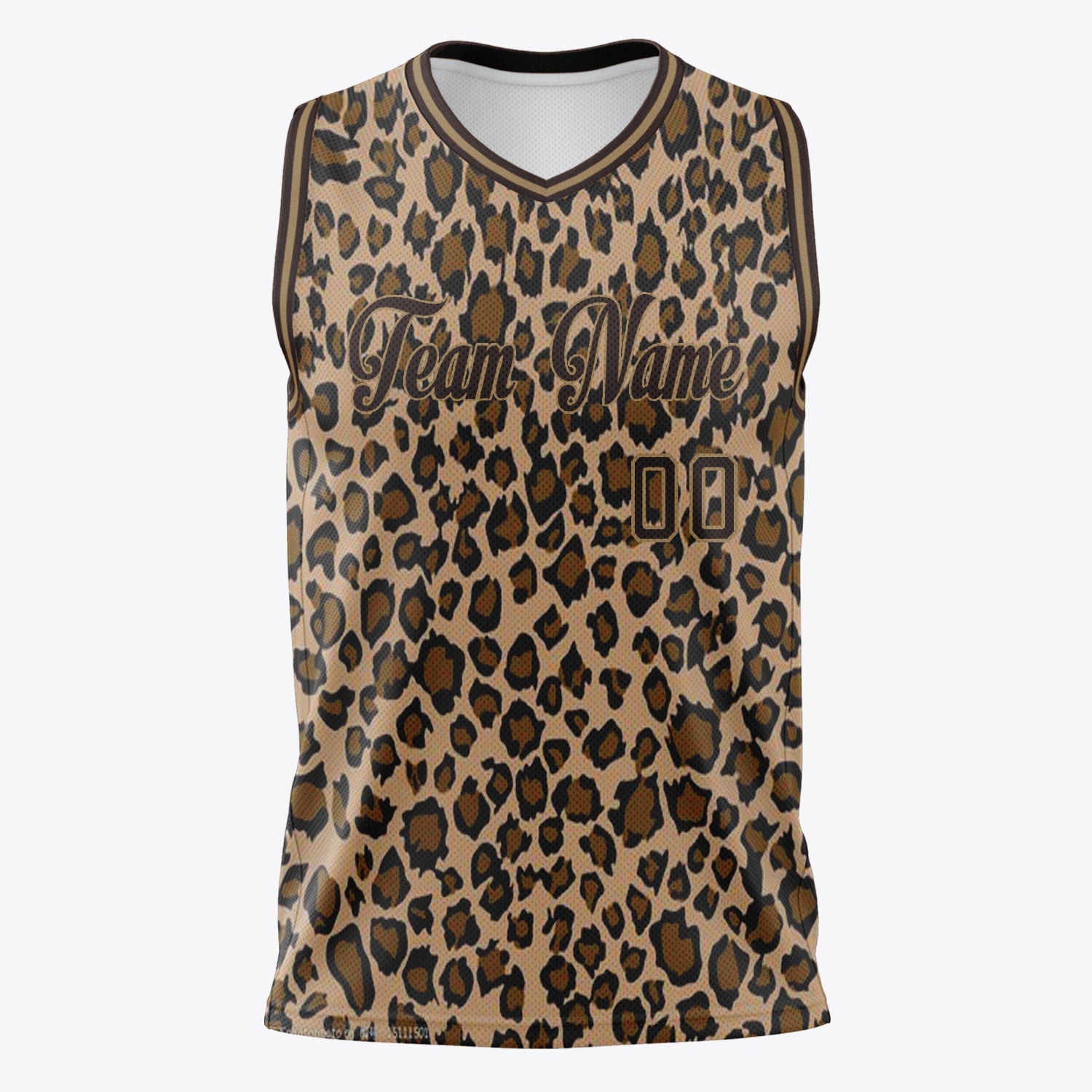 Shadow Leopard Basketball Jersey
