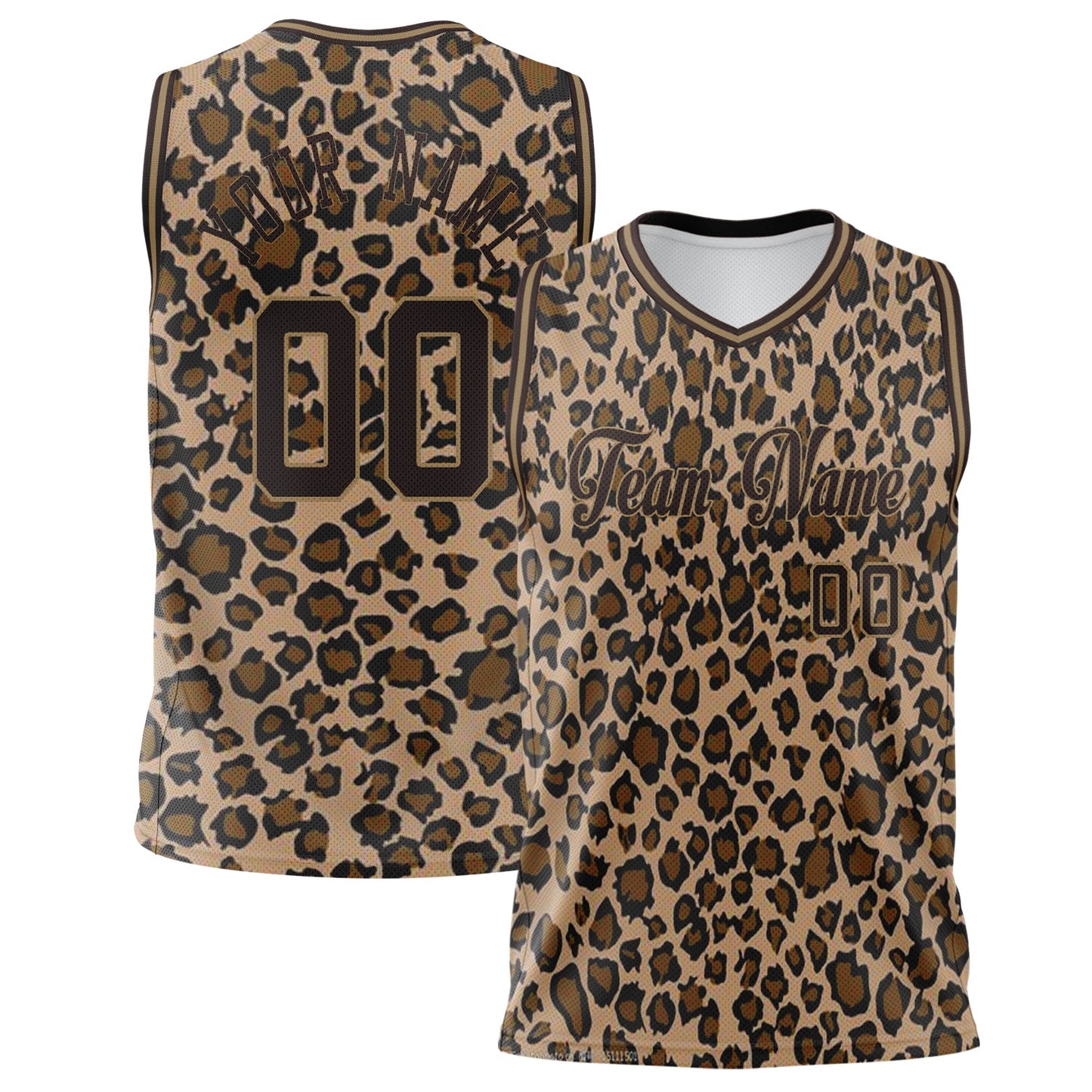 Shadow Leopard Basketball Jersey