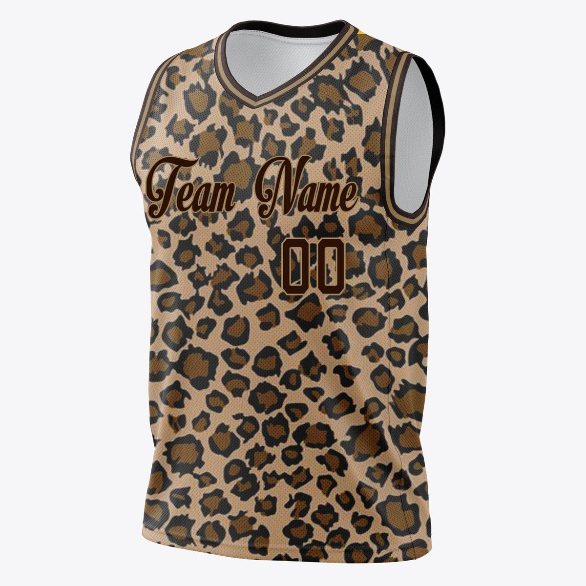 Shadow Leopard Basketball Jersey