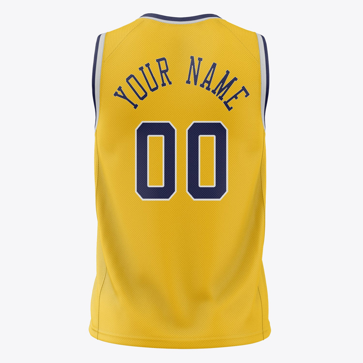 Navy Crown Basketball Jersey
