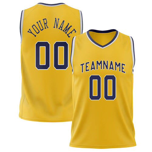 Navy Crown Basketball Jersey