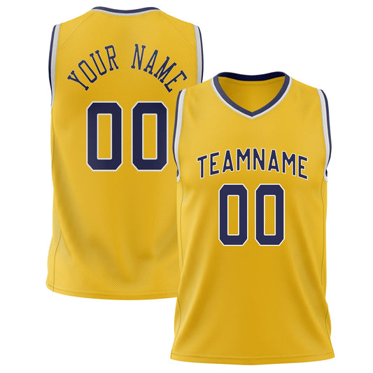 Navy Crown Basketball Jersey