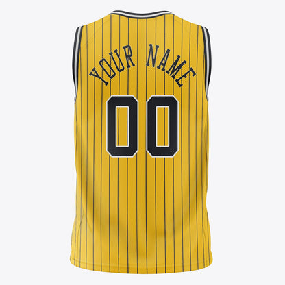 Blackline Pinstripe Basketball Jersey