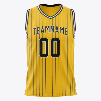 Blackline Pinstripe Basketball Jersey