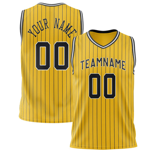 Blackline Pinstripe Basketball Jersey