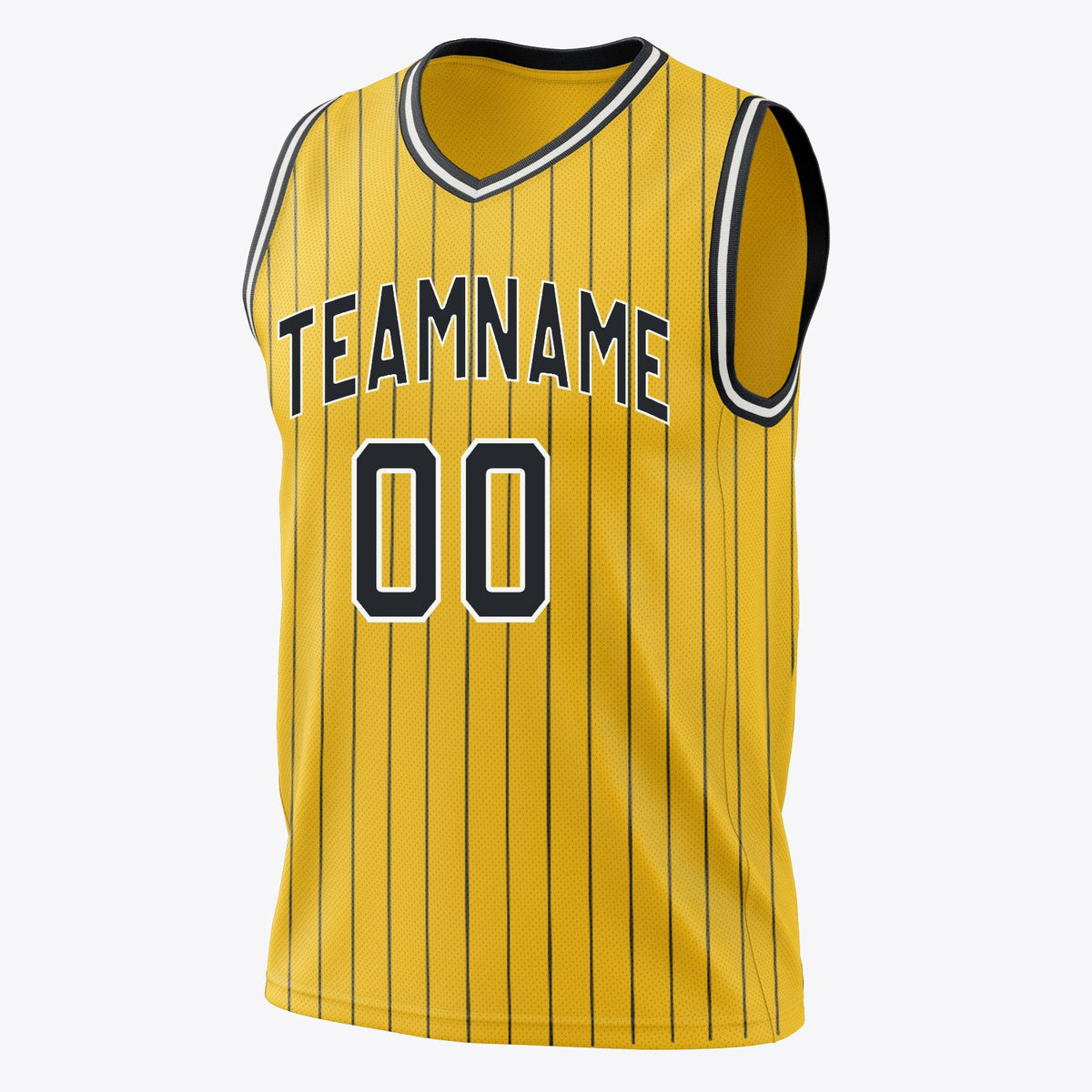 Blackline Pinstripe Basketball Jersey