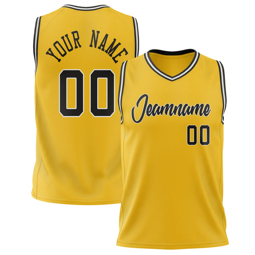 Night Gold Basketball Jersey
