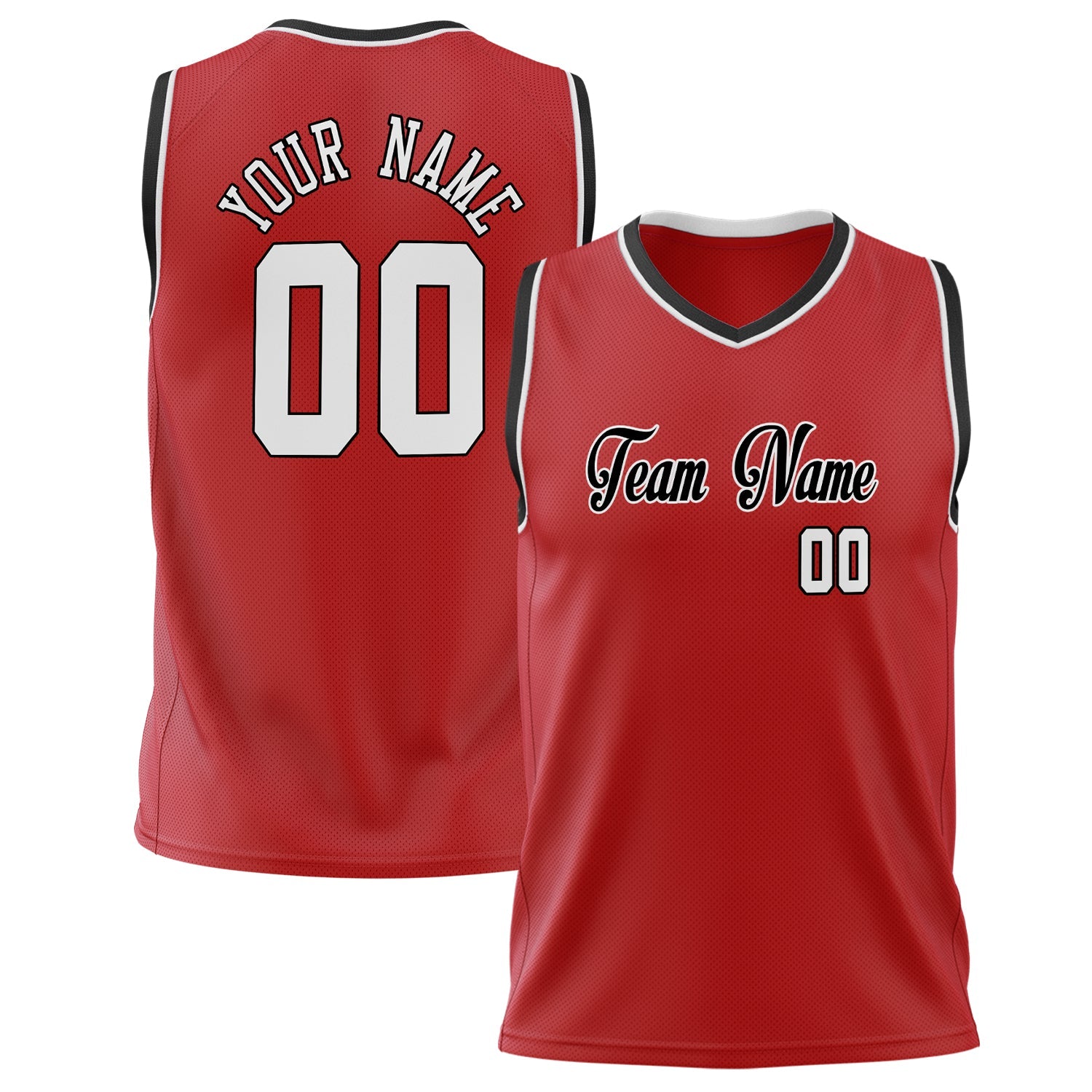 Varsity Red Basketball Jersey