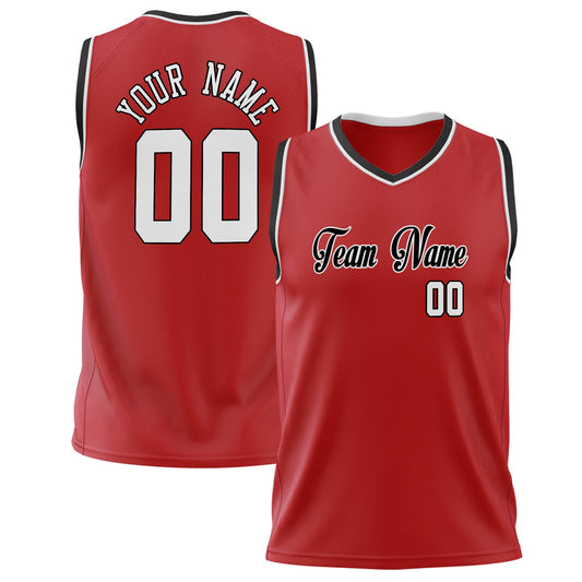 Varsity Red Basketball Jersey