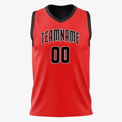 Metro Red Basketball Jersey