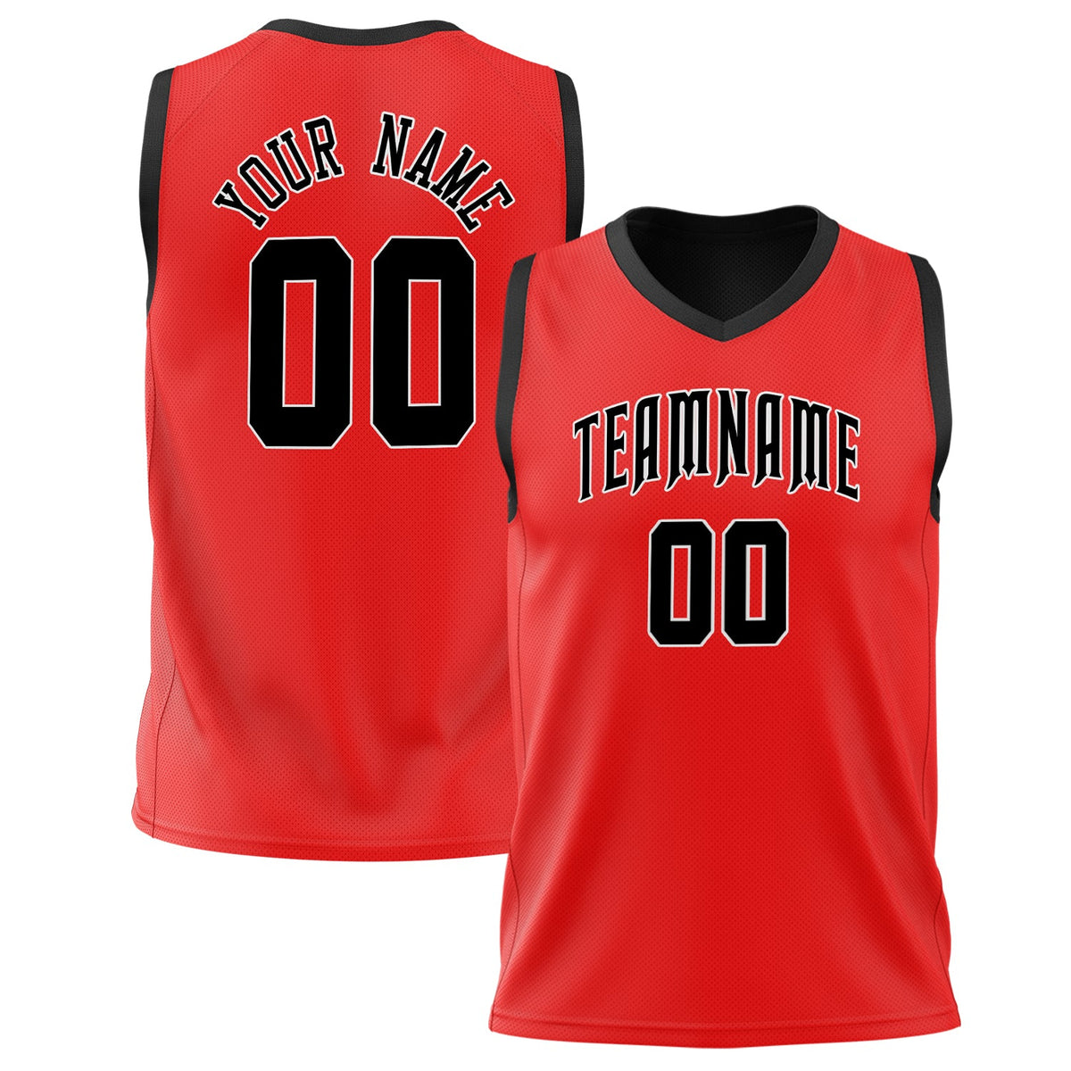 Metro Red Basketball Jersey
