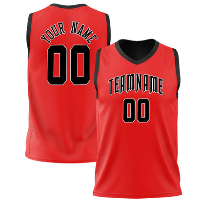 Metro Red Basketball Jersey