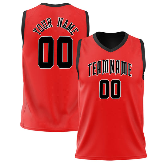 Metro Red Basketball Jersey