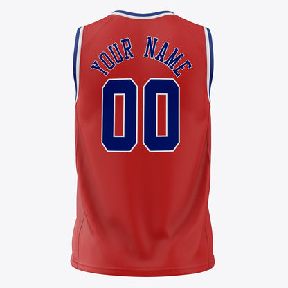 Royal Red Basketball Jersey