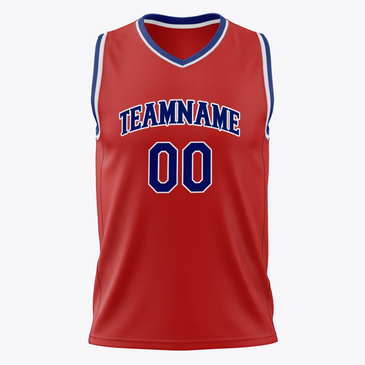 Royal Red Basketball Jersey