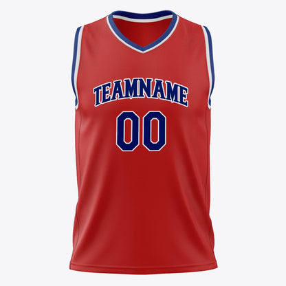 Royal Red Basketball Jersey
