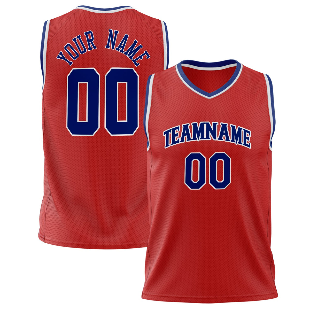 Royal Red Basketball Jersey