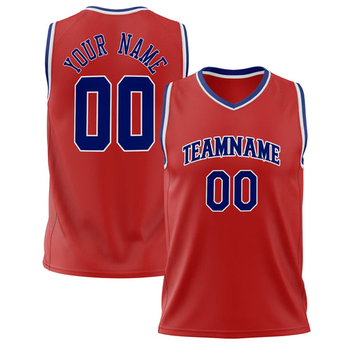 Royal Red Basketball Jersey