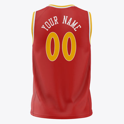 Goldline Red Basketball Jersey