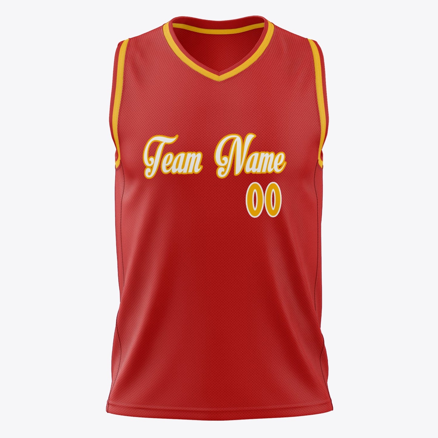 Goldline Red Basketball Jersey