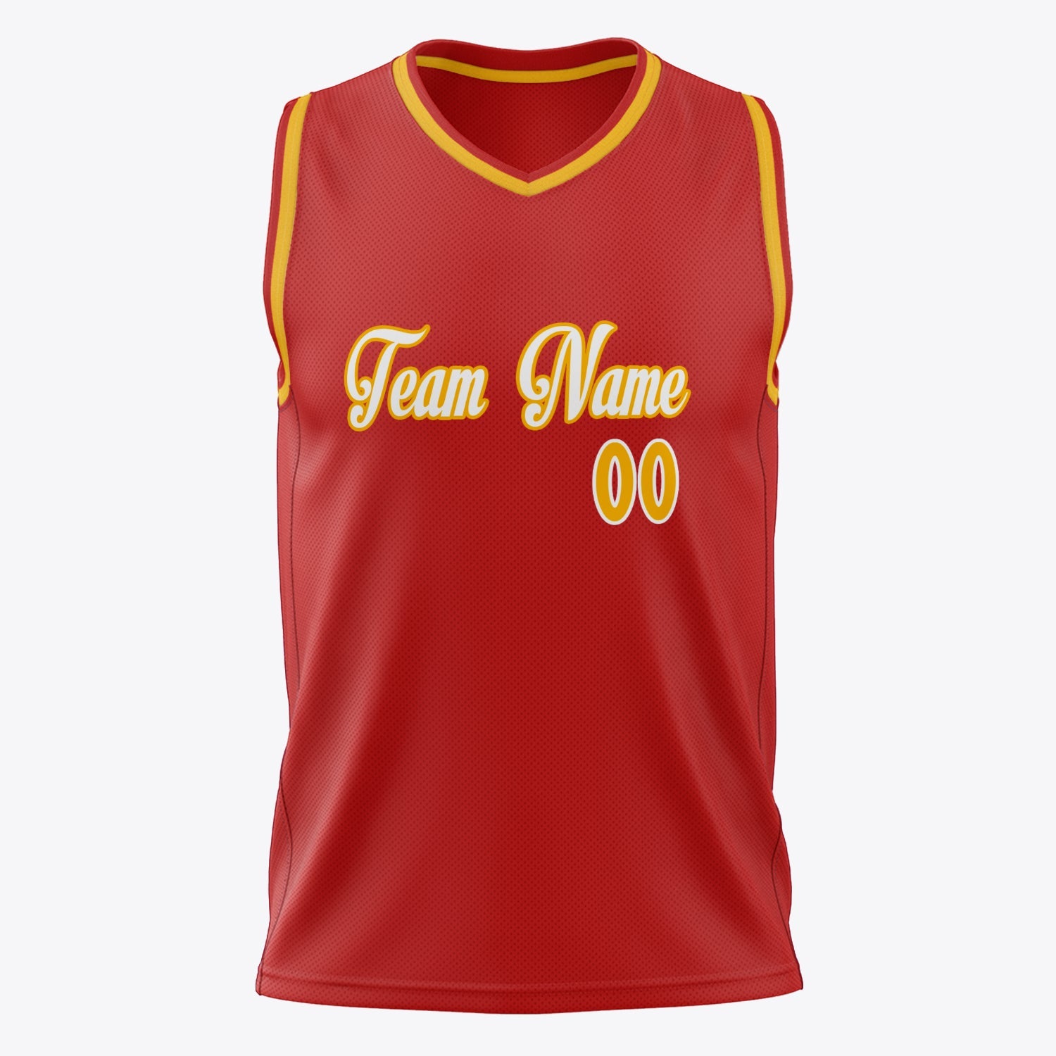 Goldline Red Basketball Jersey