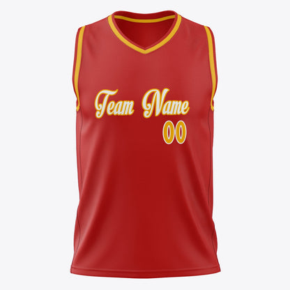 Goldline Red Basketball Jersey