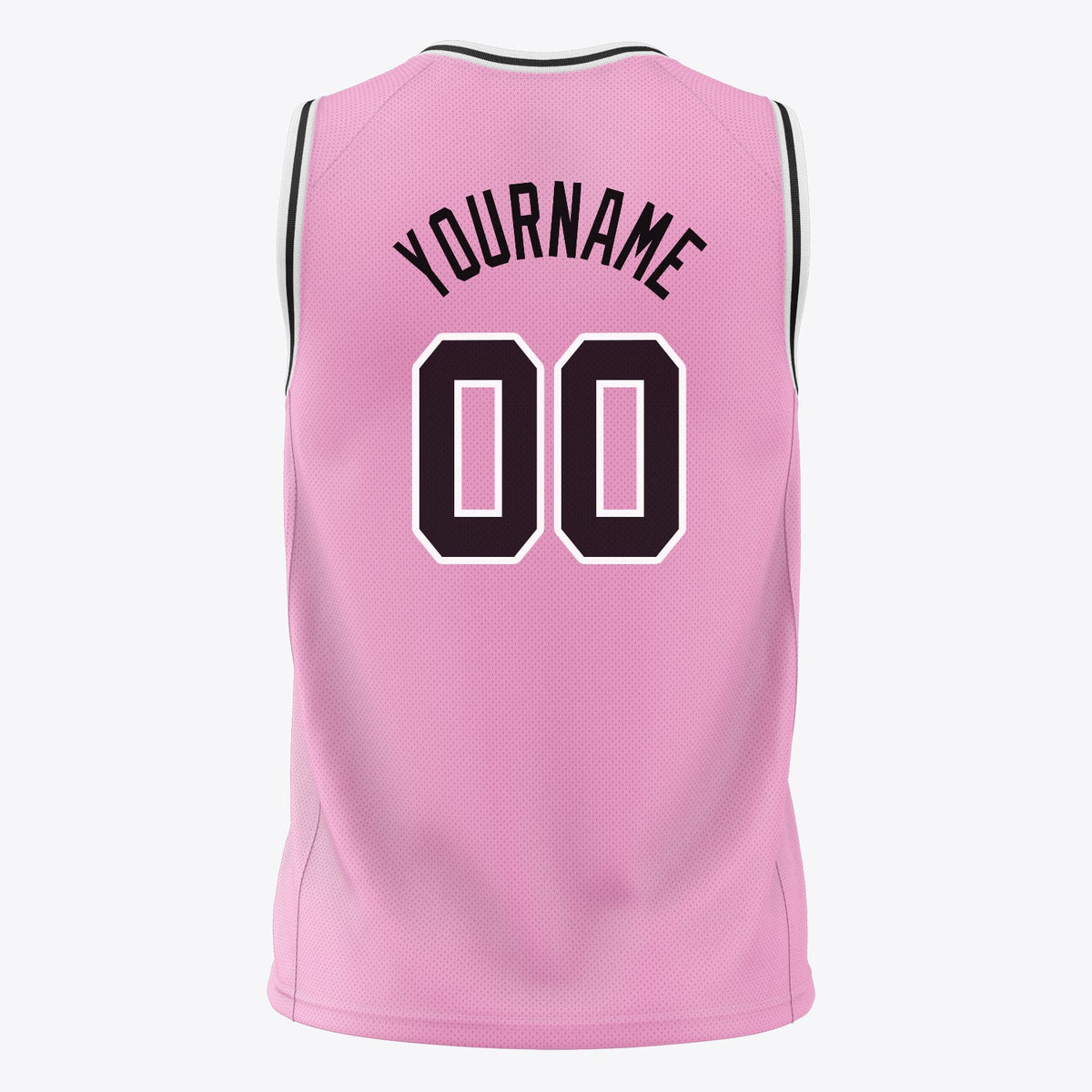 Noir Pink Basketball Jersey