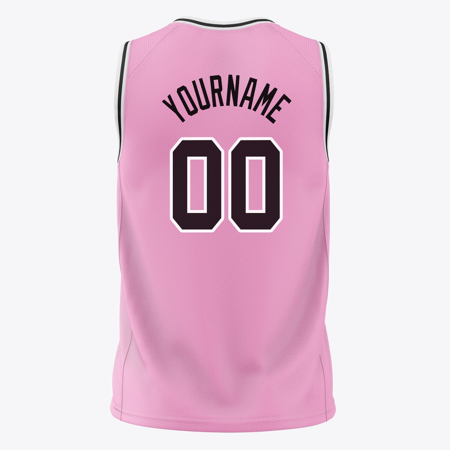 Noir Pink Basketball Jersey