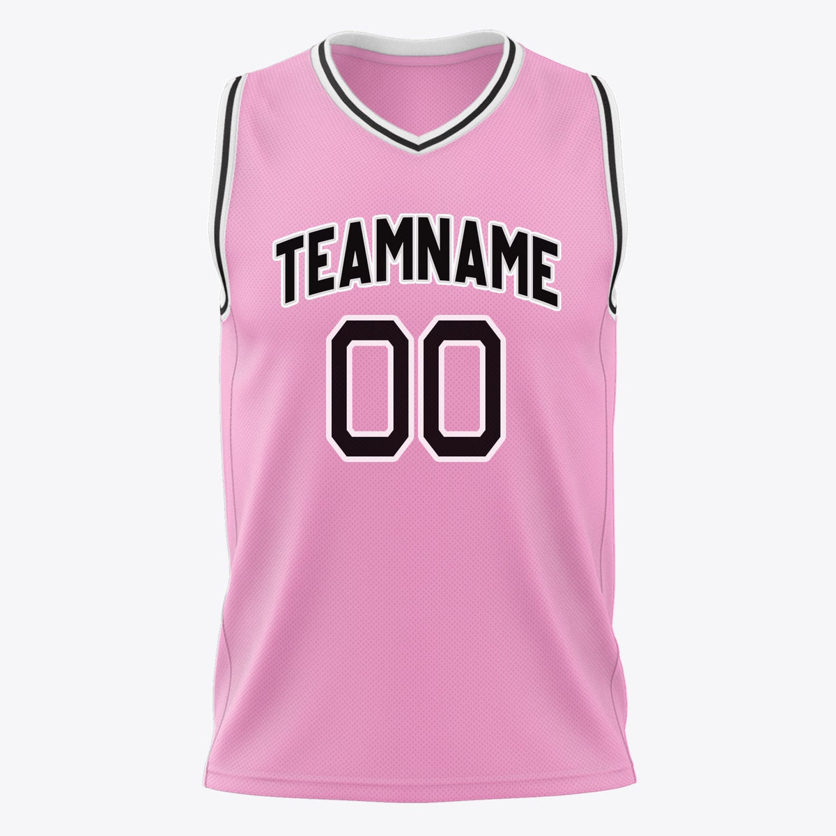 Noir Pink Basketball Jersey
