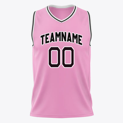 Noir Pink Basketball Jersey
