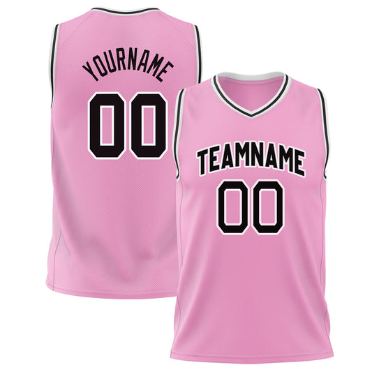 Noir Pink Basketball Jersey