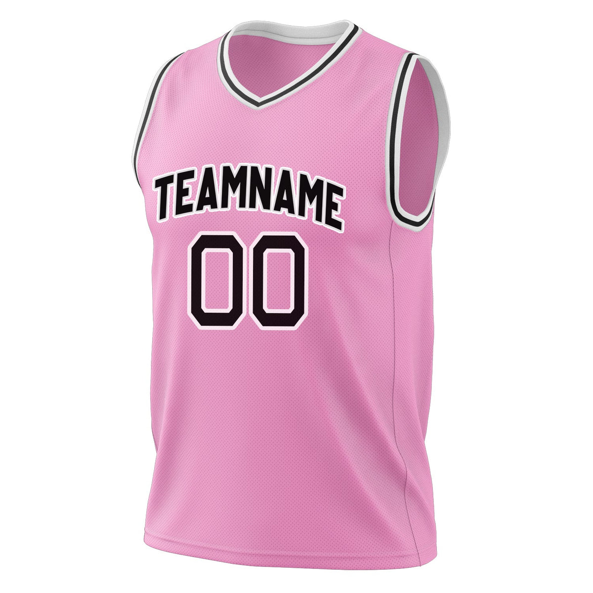 Noir Pink Basketball Jersey