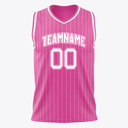 Whitecourt Pinstripe Basketball Jersey